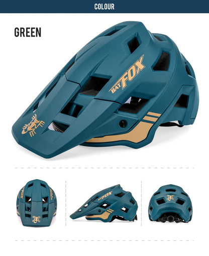 Casco Da Bicicletta Batfox Speedframe MTB Leggero Con Certificazione CE Aerodinamico E Protezione Affidabile