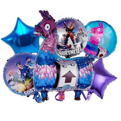 Set Di Palloncini Fortnite In Lattice E Foil Per Compleanno Bambini Decorazioni Festa
