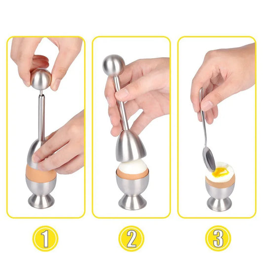 Apriscatole In Acciaio Inossidabile Per Uova, Portabicchieri, Topper Sode, Utensili Da Cucina