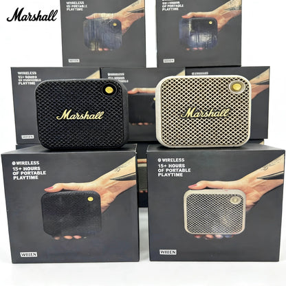 Altoparlante Bluetooth Wireless Portatile Marshall Willen Mini, Subwoofer Impermeabile per Casa e Esterni, Vendita Calda