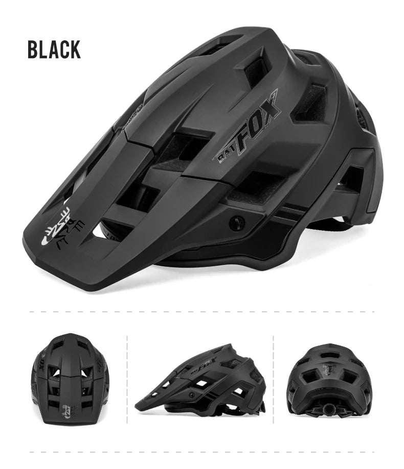 Casco Da Bicicletta Batfox Speedframe MTB Leggero Con Certificazione CE Aerodinamico E Protezione Affidabile