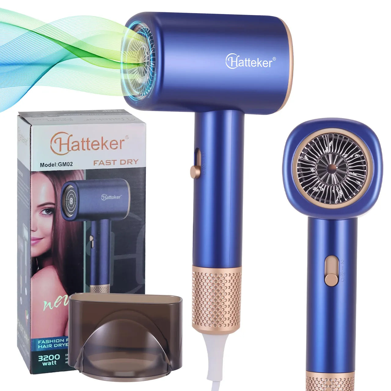 Asciugacapelli professionale a 6 livelli per salone di grado industriale, asciugatura rapida, strumento per lo styling dei capelli ad alta temperatura, barbecue per la casa