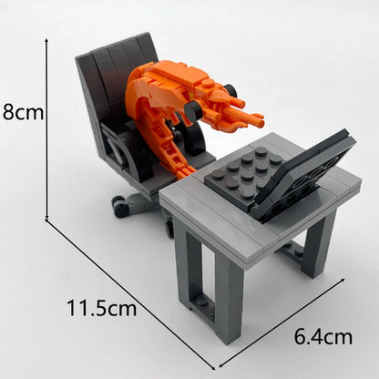Kit Di Costruzione MOC Modellini Gamberetti Puzzle Da Assemblare Per Ragazzi Ragazze Creativo