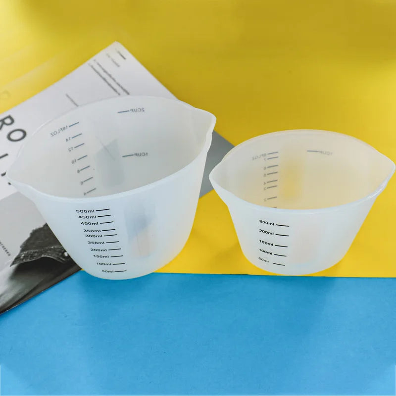 Misurini In Silicone Grandi 500 Ml E 250 Ml Per Colata Gioielli In Resina Epossidica