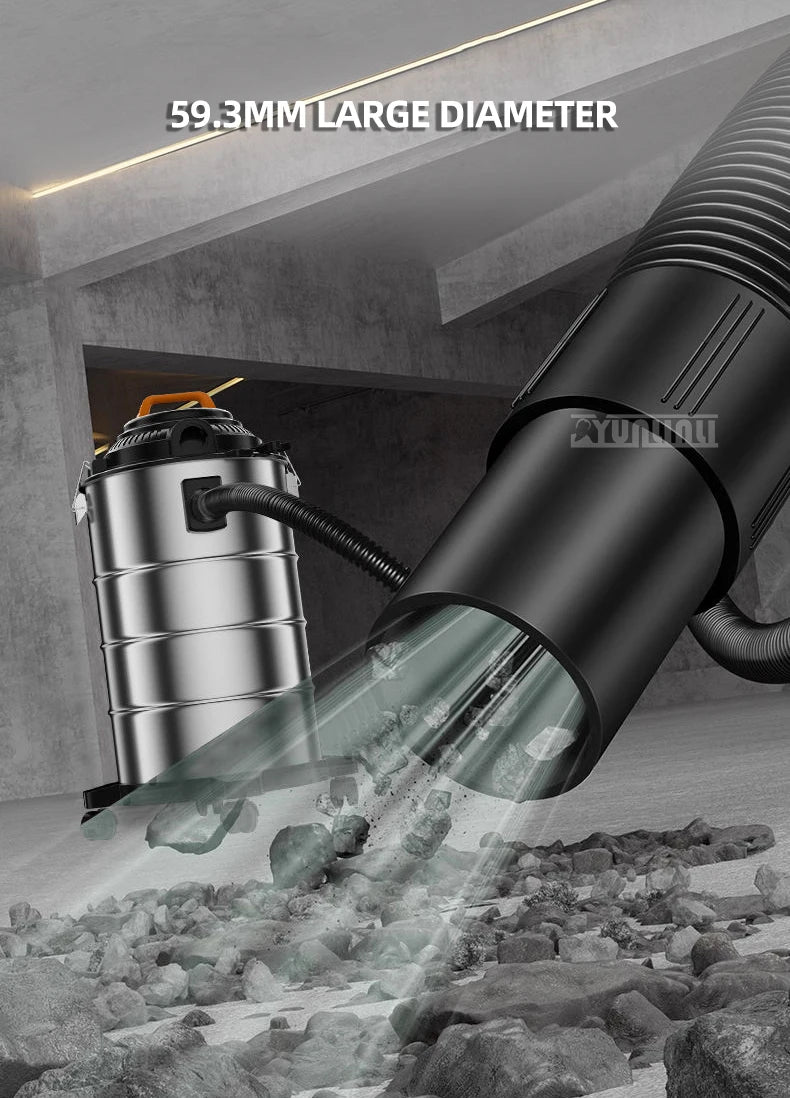 Aspirapolvere industriale 30L Aspiradora commerciale di grande capacità 1800W Spazzatrice aspirapolvere umido e secco ad alta potenza