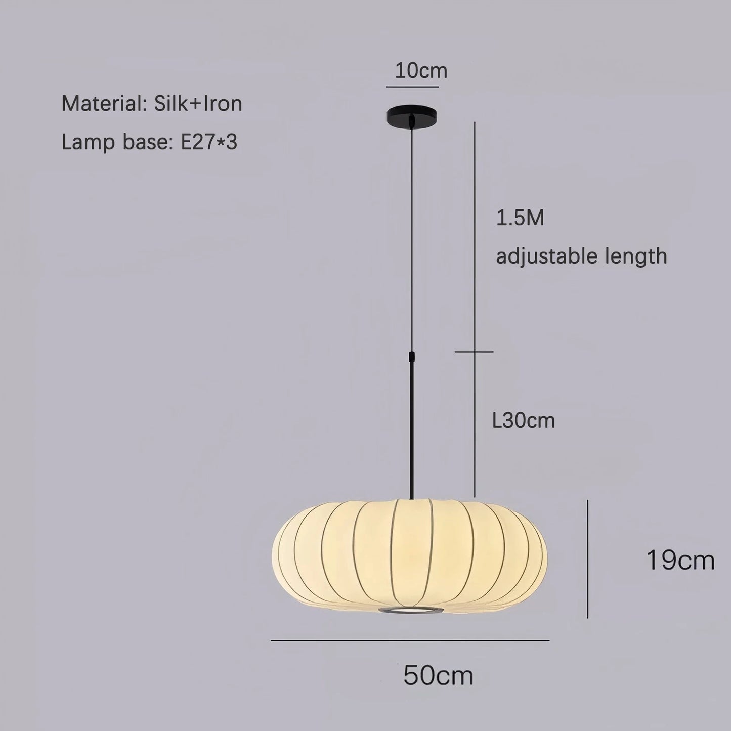 Lampadario Wabi Sabi Giapponese In Seta Bianca Per Ristorante Studio Soggiorno Cucina Moderno
