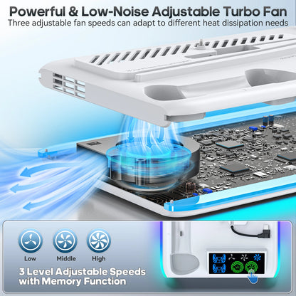 Supporto PS5 Con Ventola Raffreddamento RGB E Base Stabile Per Console Slim E Pro