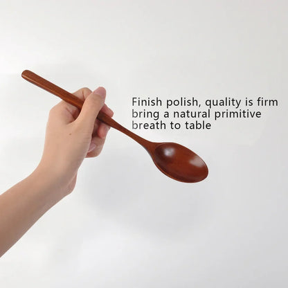 Set Utensili Da Cucina In Legno Cucchiai Per Zuppa Cucchiaini Da Tè E Miele Strumenti Di Cottura