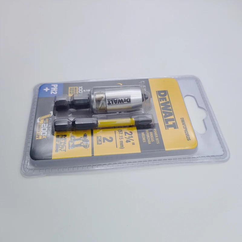 DEWALT DWAF2PH2IR2S PH2 FLEXTORQ 1/4x2-1/4 pollici Punta da trapano per avvitatore a percussione HSS Manicotto magnetico Accessori per utensili elettrici per carpenteria