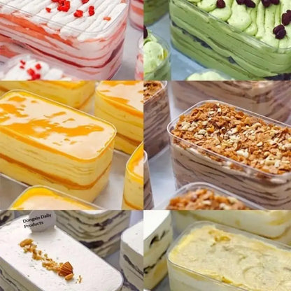 Scatole Trasparenti In PP Con Coperchio Per Conservare Biscotti E Snack Confezioni Per Prodotti Da Forno