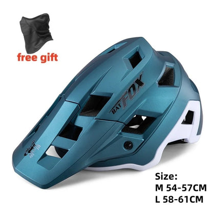 Casco Da Bicicletta Batfox Speedframe MTB Leggero Con Certificazione CE Aerodinamico E Protezione Affidabile