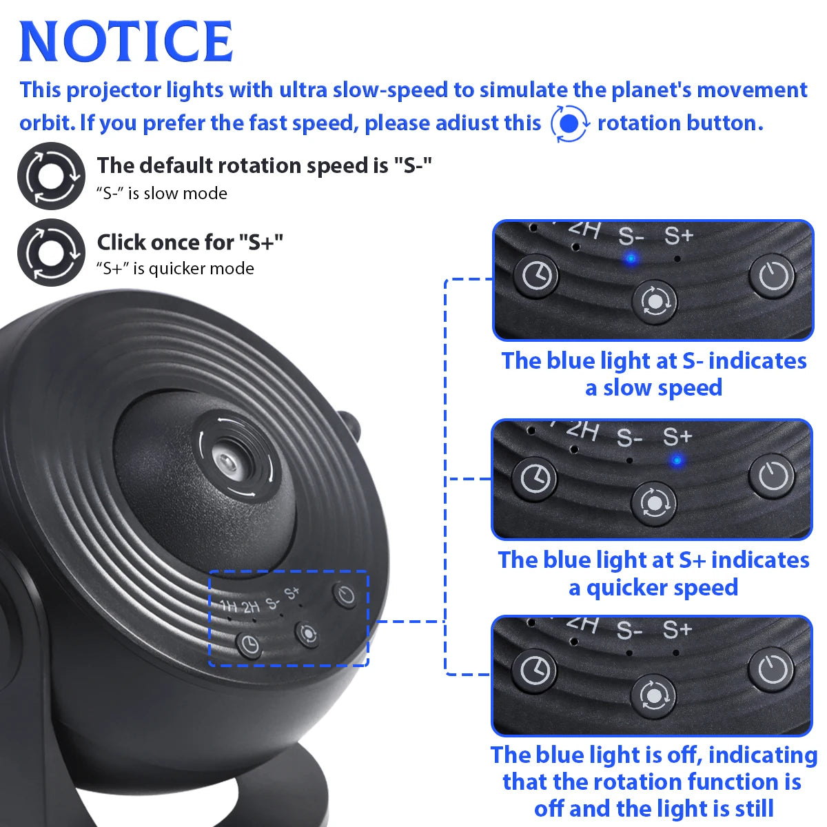 Proiettore Stellare 13 in 1 Per Camera Da Letto Galaxy Aurora Notturno Luce Diffusa Per Bambini e Adulti