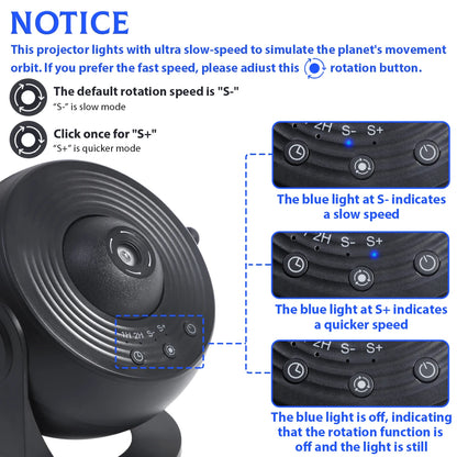 Proiettore Stellare 13 in 1 Per Camera Da Letto Galaxy Aurora Notturno Luce Diffusa Per Bambini e Adulti