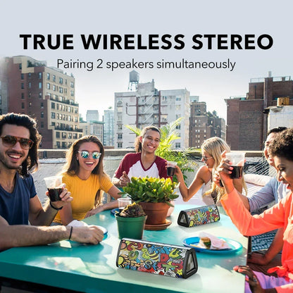 Mifa A10 Plus Altoparlante Bluetooth 20 W, Suono Stereo 360, Impermeabile IPX7, Bluetooth 5.0, 24 Ore Di Riproduzione