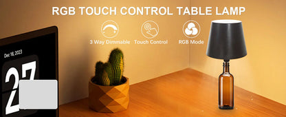 Lampada Da Tavolo Senza Fili Per Bottiglie Di Vino Led Esterno Con Controllo Touch Ideale Per Ristoranti E Bar