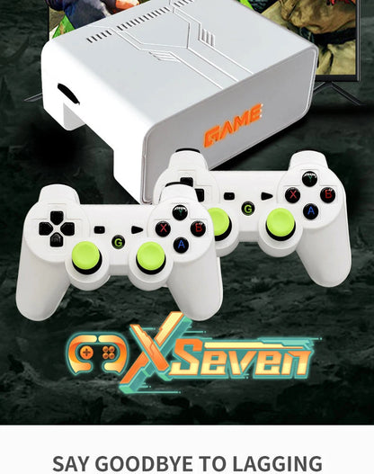 Nuova Console di Gioco Coopreme Y7 X7 128G 2026 con Sistema Linux, Video 4K, TV Box, Controller Wireless, Giochi Retro 10000+ e Supporto PSP