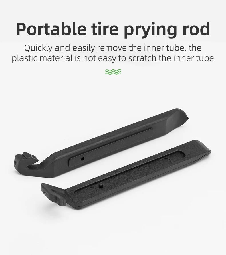 Kit Strumenti Multifunzionali Per Biciclette Rockbros Con Leve Per Pneumatici Riparazione Portatile