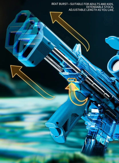 Pistola Ad Acqua Elettrica MK9 Con Luce A Induzione Giocattolo Estivo Per Bambini