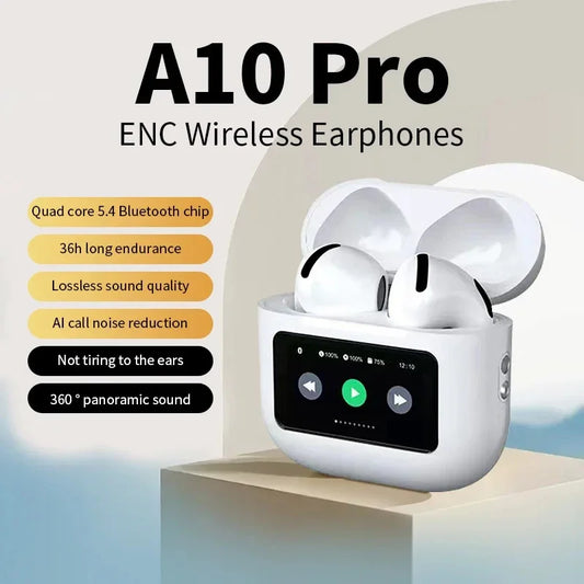 Auricolari Bluetooth 5.3 ANC Wireless Con Cancellazione Del Rumore Impermeabili Touch Supporto Alexa Siri Per Sport