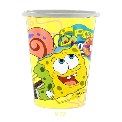 Tema Spongebob Decorazioni Festa Di Compleanno Set Usa E Getta Con Tovaglia Piatti Bicchieri Banner Bomboniere