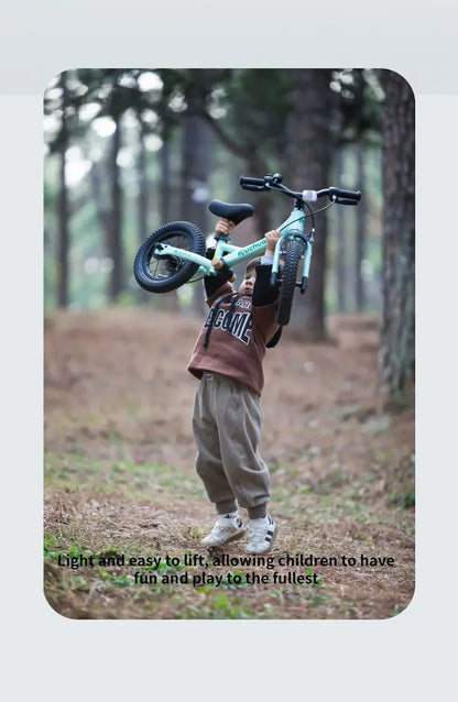 Bici Equilibrio Bambini 2 In 1 Età 2 6 Anni Telaio Alluminio Ruote Da 12 Pollici