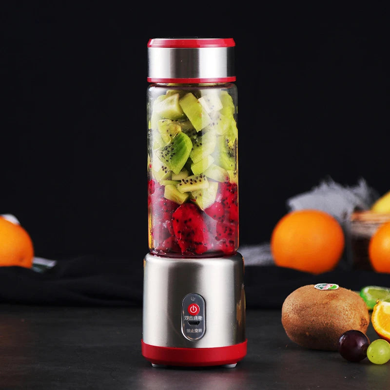 Spremiagrumi Elettrico USB Ricaricabile Multifunzionale Frullatore Estrattore di Succo