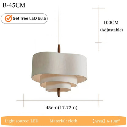 Lampada a Sospensione Medievale in Stile Nordico Romantico per Soggiorno e Studio