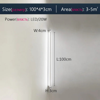 Lampada Da Parete Impermeabile Esterni Led Luce Giardino Recinzione Balcone Cancello Design Moderno