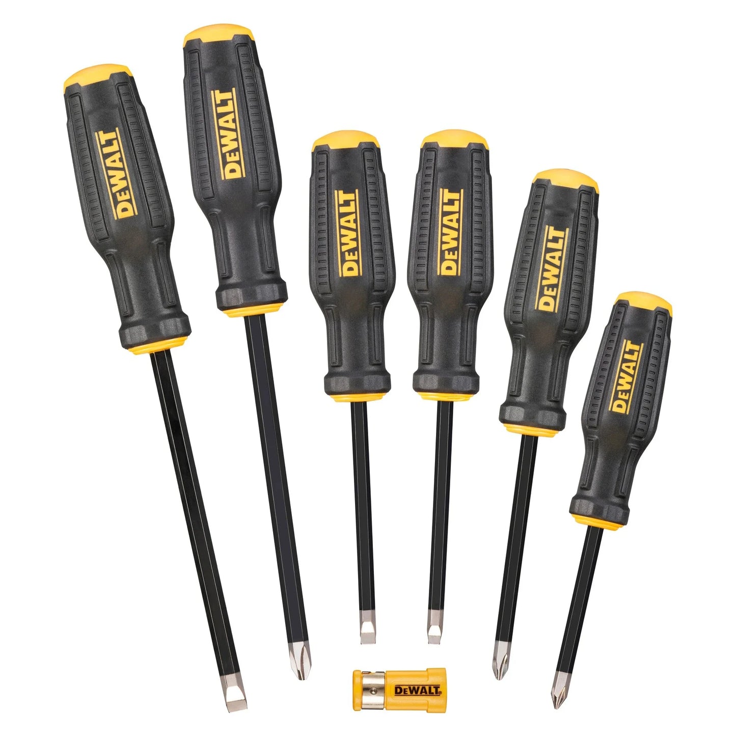 DeWalt Set Cacciaviti Con Punte In Acciaio Ad Alto Tenore Di Carbonio 6 Pezzi DWHT62056-0