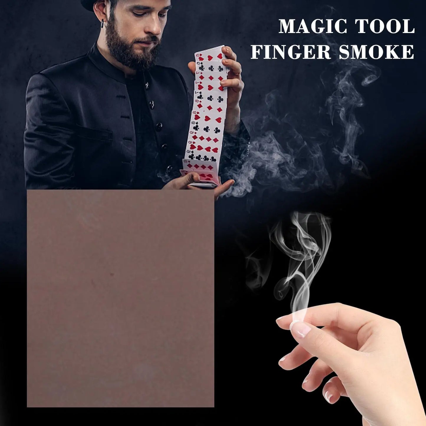 Carta Magica Chimica Set Da 5 O 10 Pezzi Per Trucco Fumo Close Up Scena Pro Fantasia