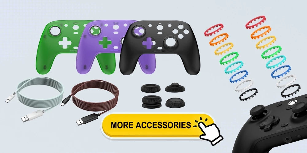 Controller GameSir G7 Pro per Xbox Series X | S, Xbox One X | S, Steam, PC, Telefono Android - Effetto Hall, Base di ricarica, Giroscopio
