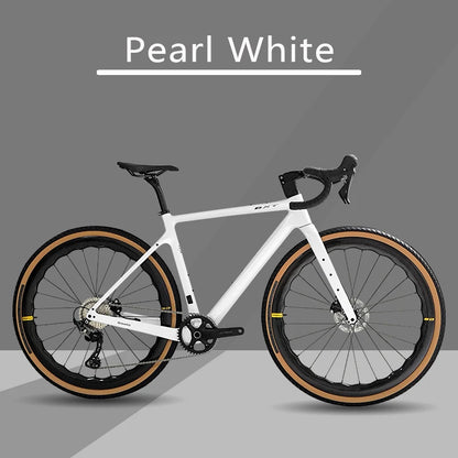 Bici Gravel In Fibra Di Carbonio 700C GRX 600 11 Velocità Con Ruote E Forcella In Carbonio