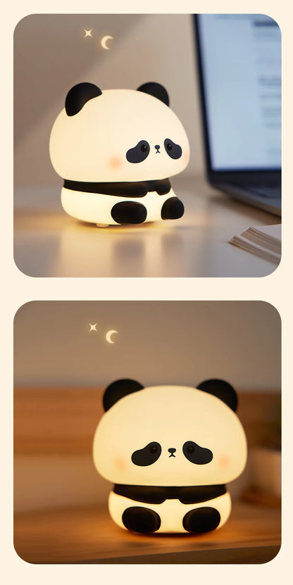 Luce Notturna Panda Led Con Touch Usb Ricaricabile Per Cameretta Decorazione Per Bambini