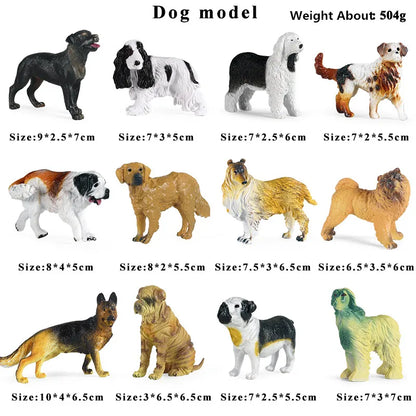 Oenux Farm House Modello Action Figures Agricoltore Moto Mucca Gallina Maiale Animali Set Figurine in miniatura PVC Simpatico giocattolo educativo per bambini