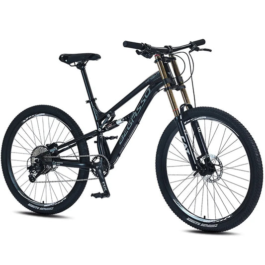 Bicicletta Da Uomo 26 Pollici Con Sospensione Completa Freni A Disco E Telaio In Acciaio Hi Ten