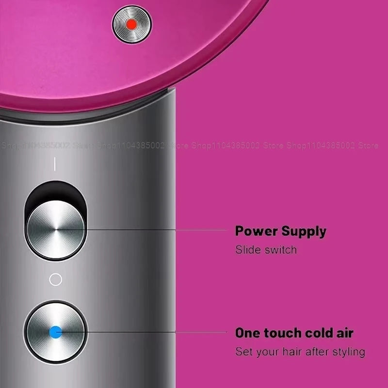 Accessorio Professionale Senza Lame per Asciugacapelli Dyson, Ioni Negativi, Asciugatura Rapida, Potente, per Casa, con Funzione Anti-Crespo, Elettrico