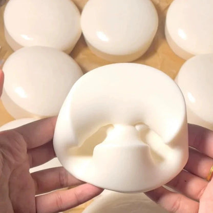 Giocattolo Squishy Blu in Maltosio, Simpatico Giocattolo Antistress Mochi, Morbida Palla Trasparente Blu Simulata, Giocattolo Decompressione a Rapido Rimbalzo