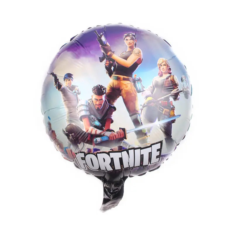 Set Di Palloncini Fortnite In Lattice E Foil Per Compleanno Bambini Decorazioni Festa