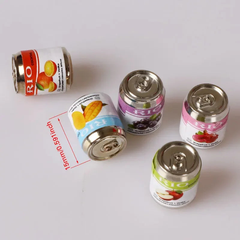 Miniatura Mini Gelato Birra Può Alimenti Snack Bevande Modello Per Blyth Ob11 Bambole Accessori Per Bambini Giochi Di Imitazione Supermercato Giocattoli