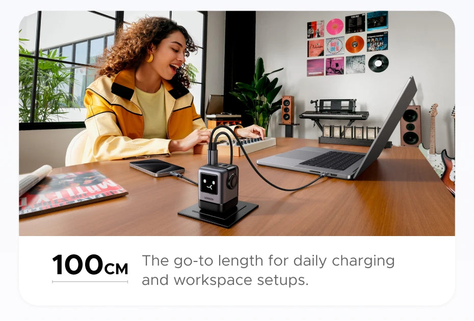 Cavo USB-C PD3.1 240W Ricarica Veloce e Trasferimento Dati, Corpo in Alluminio Nylon Intrecciato