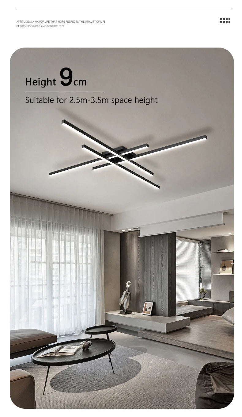 Plafoniera Moderna In Alluminio Spazzolato Per Soggiorno E Camera Da Letto Luce Diffusa Design Minimalista