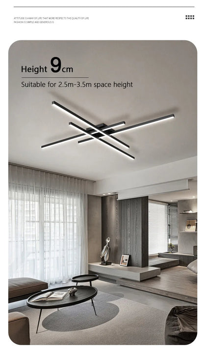 Plafoniera Moderna In Alluminio Spazzolato Per Soggiorno E Camera Da Letto Luce Diffusa Design Minimalista