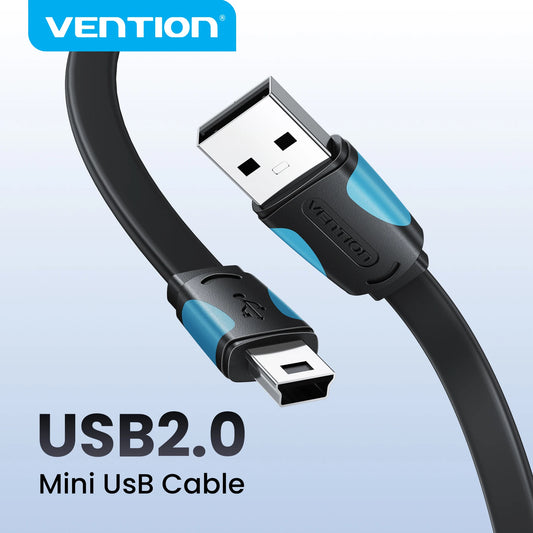 Vention Mini cavo USB ricarica rapida cavo dati da USB a Mini USB per fotocamera digitale HDD lettore MP3 MP4 DVR GPS Mini cavo USB 2.0