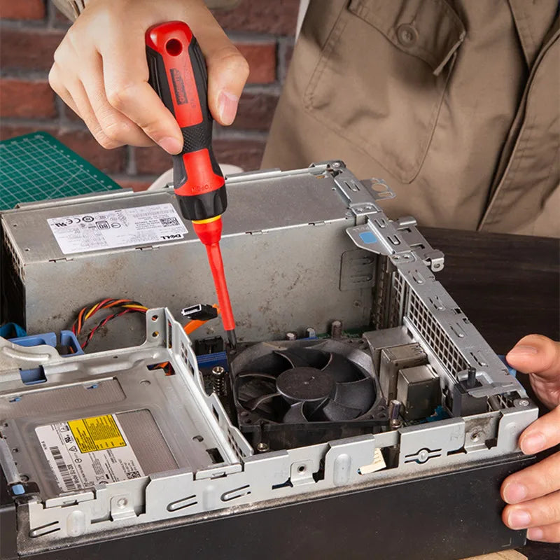 Set Cacciaviti Isolati VDE Deli Per Elettricista Con Testa Phillips A Taglio Magnetico