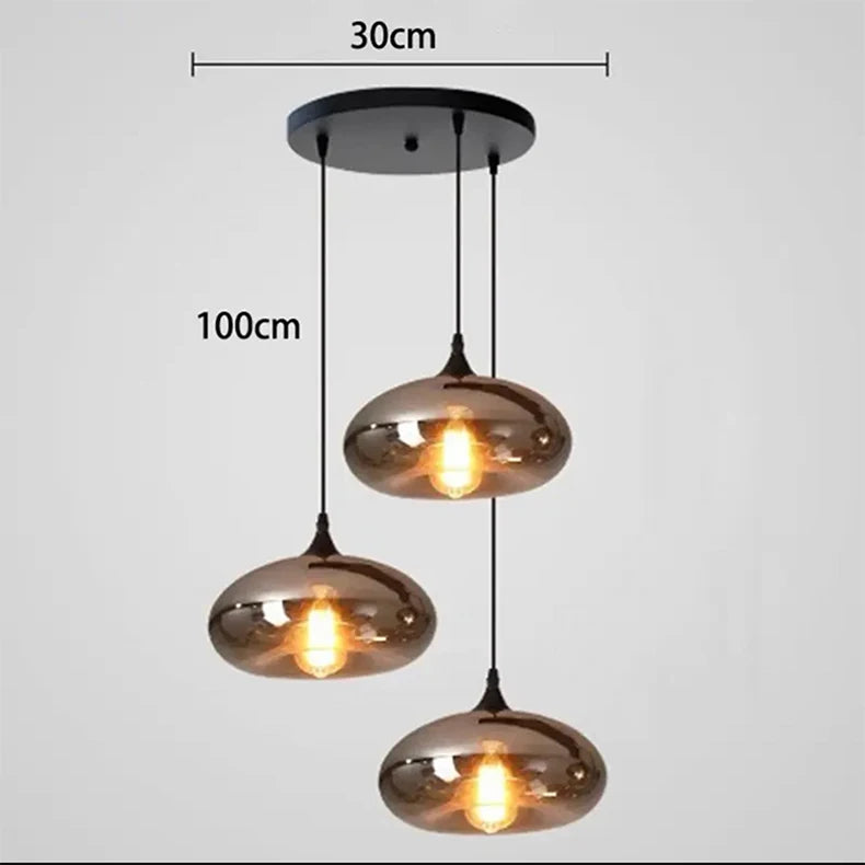 Lampada Sospensione Led Moderna In Acciaio Inossidabile Spazzolato per Soggiorno E Sala Da Pranzo