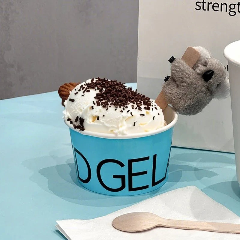 Bicchieri Per Gelato Personalizzati Con Logo Stampato In Carta E Ciotole Per Catering