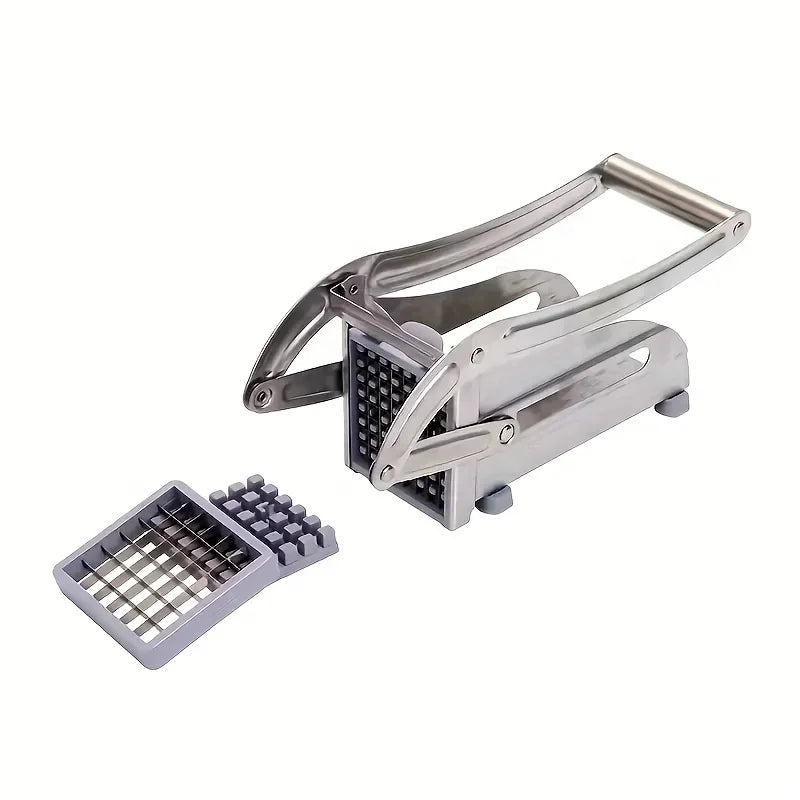 Set Utensili Da Cucina In Acciaio Inox Per Frutta Verdura Affettatrice Taglia Patatine E Tritatutto