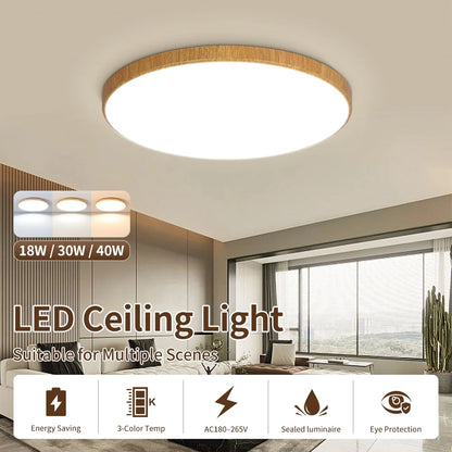 Plafoniera LED Da Soffitto 18W-50W 220V, Illuminazione Moderna Per Soggiorno E Decorazione Casa