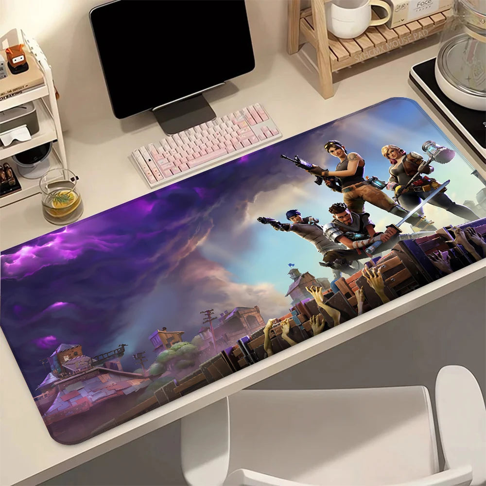 Tappetino Da Mouse Da Gioco Con Design Anime Fortnite Deskmat Alta Risoluzione Per PC Gaming