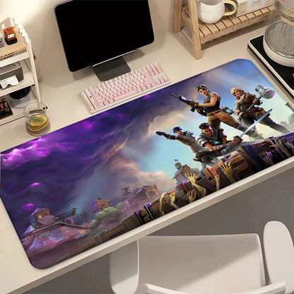 Tappetino Da Mouse Da Gioco Con Design Anime Fortnite Deskmat Alta Risoluzione Per PC Gaming